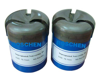 Impregnated diamond non coring bits